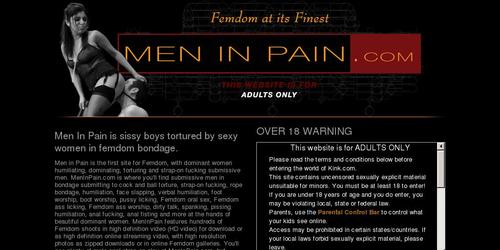 men in pain